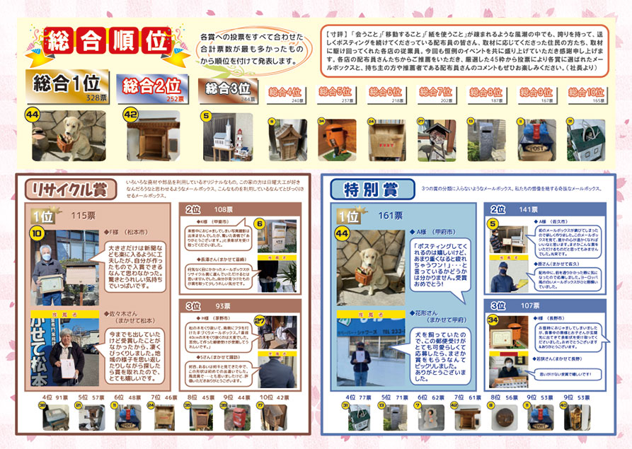 ありがとう賞
