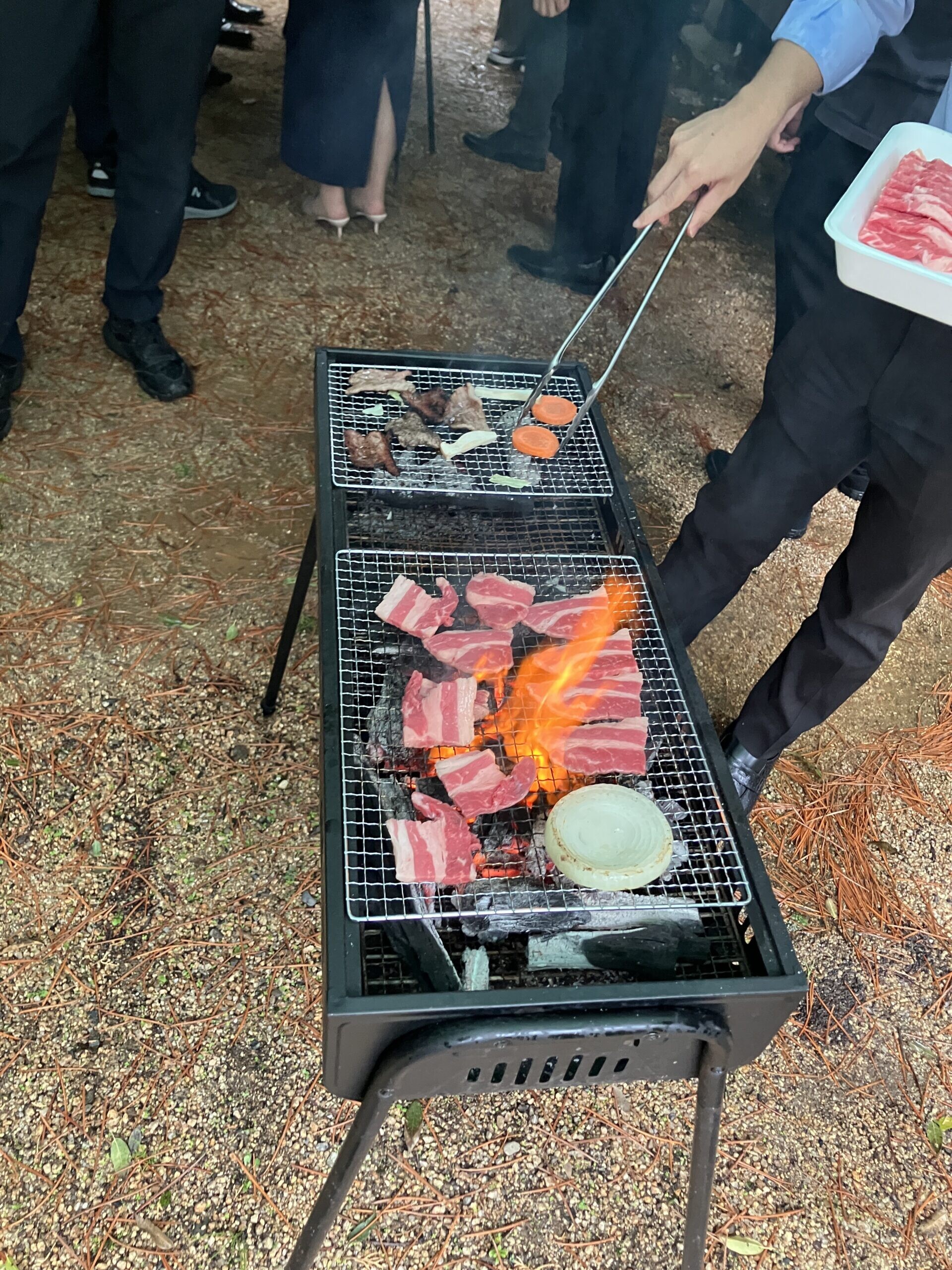 雨の中でバーベキュー!?古民家「南涯館」で全体会議&交流会を開催しました! 雨の中でバーベキュー!?古民家「南涯館」で全体会議&交流会を開催しました!